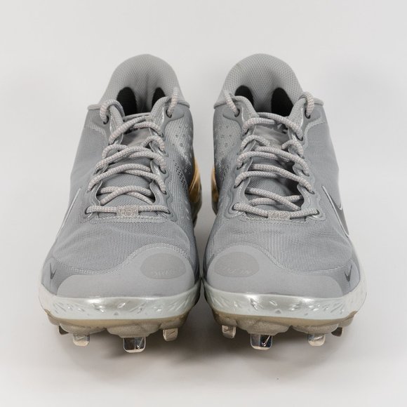 Nike Alpha Huarache Elite 3 Low \'Grey Metallic Gold\' CK0746-006 Baseball size 15 main image 7